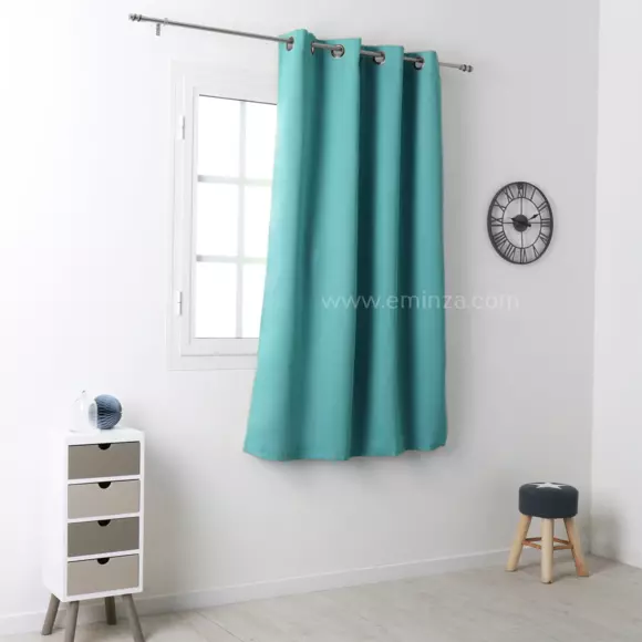 Rideau occultant (135 x H180 cm) Notte Vert celadon 3