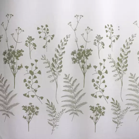 Visillo (140 x 240 cm) Herbier Verde oliva 3