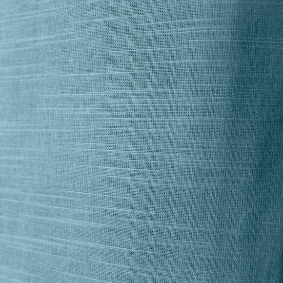 Rideau coton (140 x 240 cm) Vegetalis Bleu lagon 3