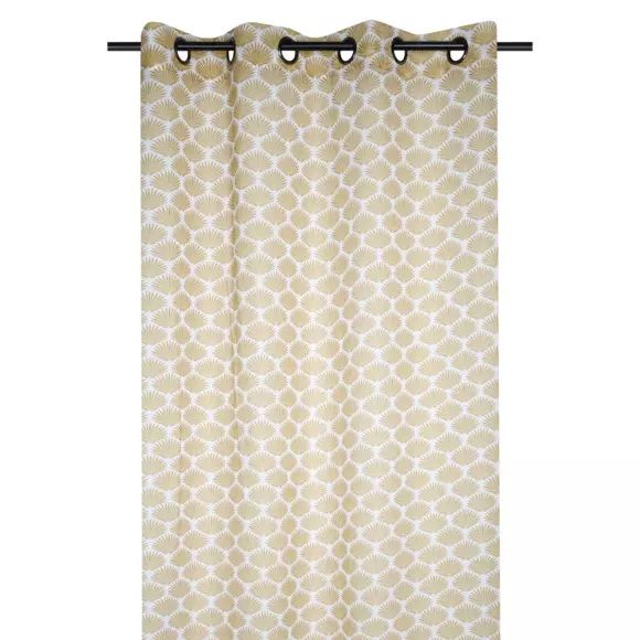 Voilage (140 x 260 cm) Greenmood Jaune moutarde 3