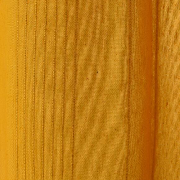 Cortina semi opaca de algodón reciclado (140 x 240 cm) Bombay Amarillo mostaza 3