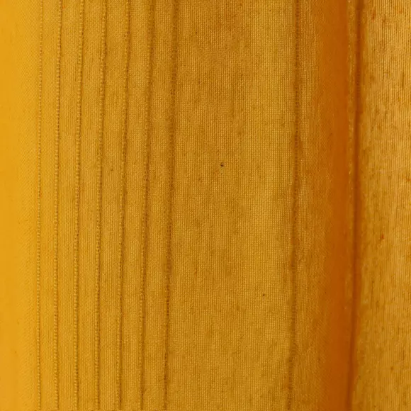 Rideau coton recyclé (140 x 240 cm) Bombay Jaune moutarde 3