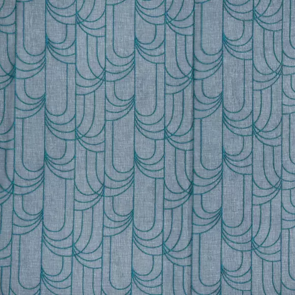 Visillo (140 x 240 cm) Ruben Azul trullo 2