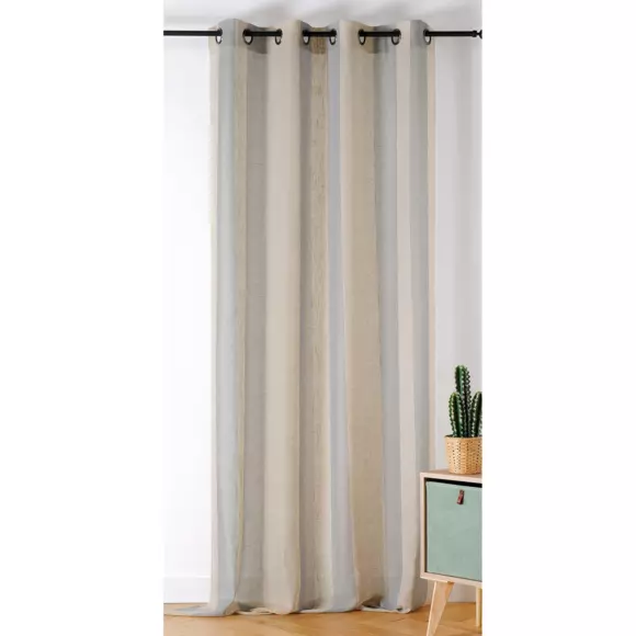 Visillo lino (140 x 280 cm) Kansas Gris