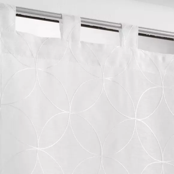 Par de visillos (60 x 120 cm) Olympia Blanco 2