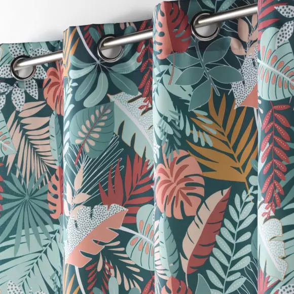 Cortina semi opaca (140 x 260 cm) Jacala Azul 3
