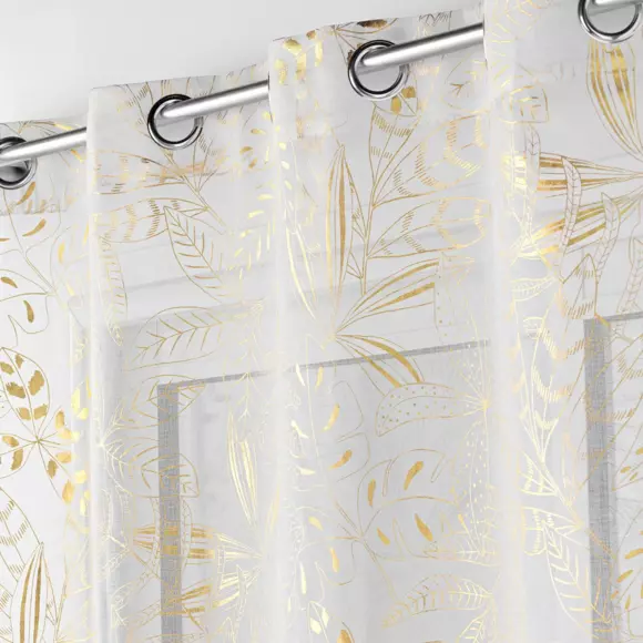 Voilage (140 x 280 cm) Belflor Blanc 2