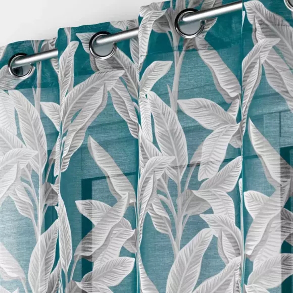Vitrage (140 x 280 cm) Isibelle Blauw 2