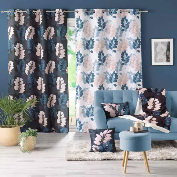 Rideau (140 x 260 cm) Belline Bleu 2