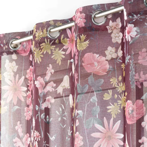 Voilage (140 x 240 cm) Florabella Violet prune 2