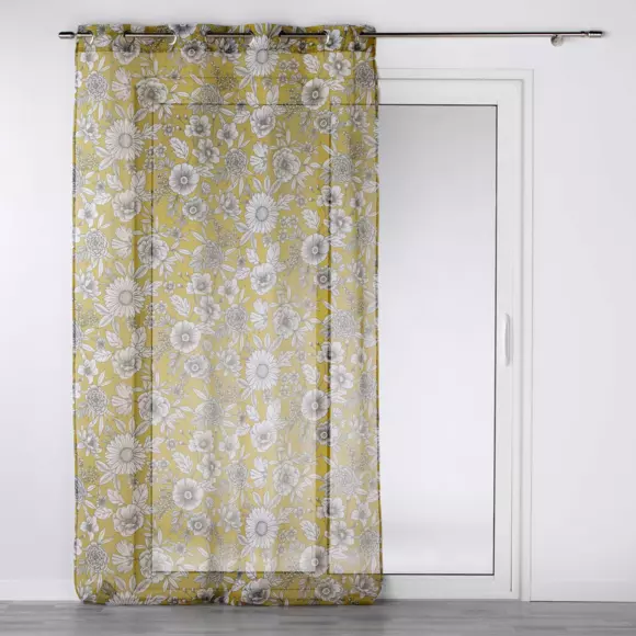 Voilage (140 x 280 cm) Milady Jaune 3
