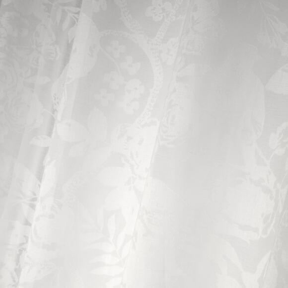Tenda trasparente (140 x 260 cm) Kira Bianco 2