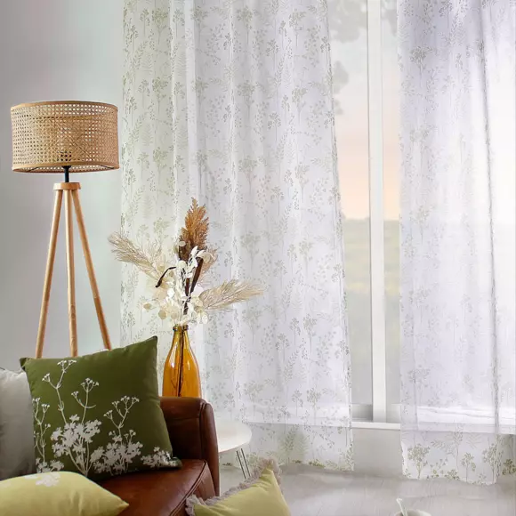 Visillo (140 x 240 cm) Herbier Verde tilo 2