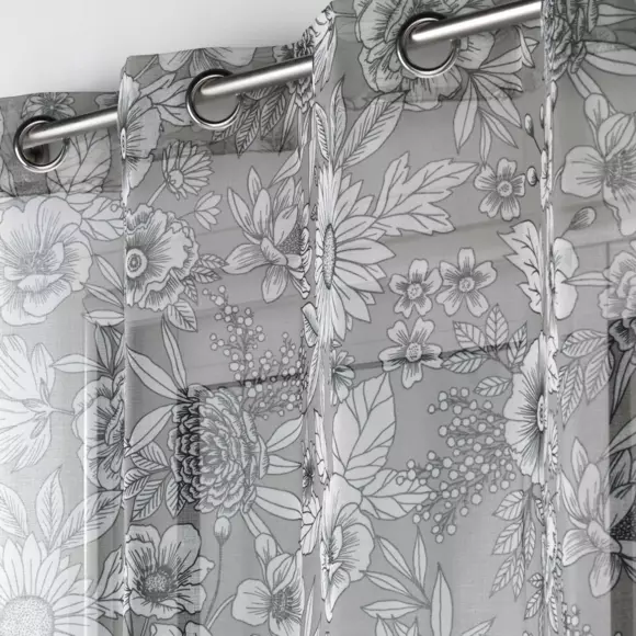 Voilage (140 x 240 cm) Milady Gris 2
