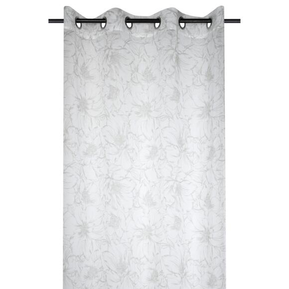 Tenda trasparente (140 x 260 cm) Bettina Bianco 3