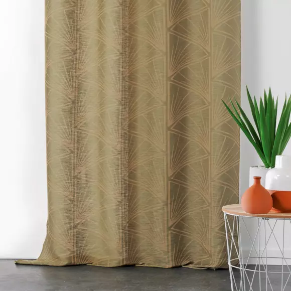 Voilage (140 x 275 cm) Cycas Vert kaki