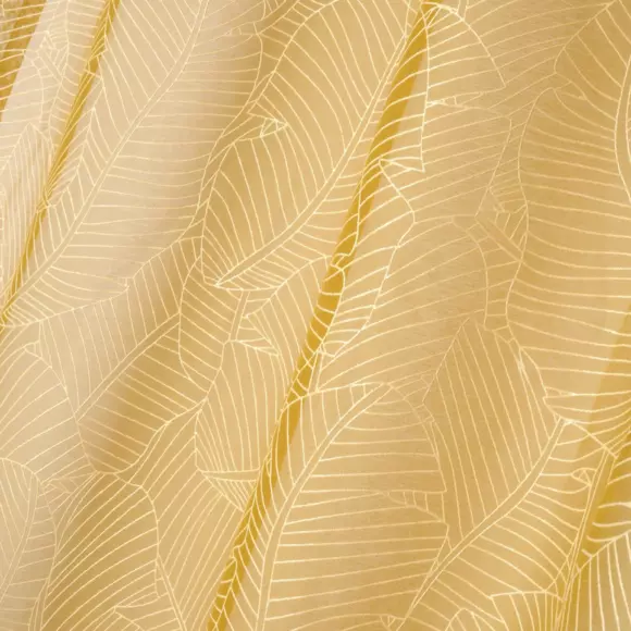 Voilage (140 x 260 cm) Canopi Jaune moutarde 2