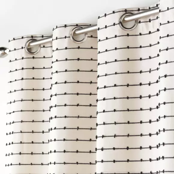 Cortina algodón reciclado (140 x 240 cm) Linechic Crudo