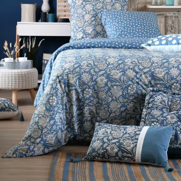Coussin de sol (45 cm) Julianne Bleu