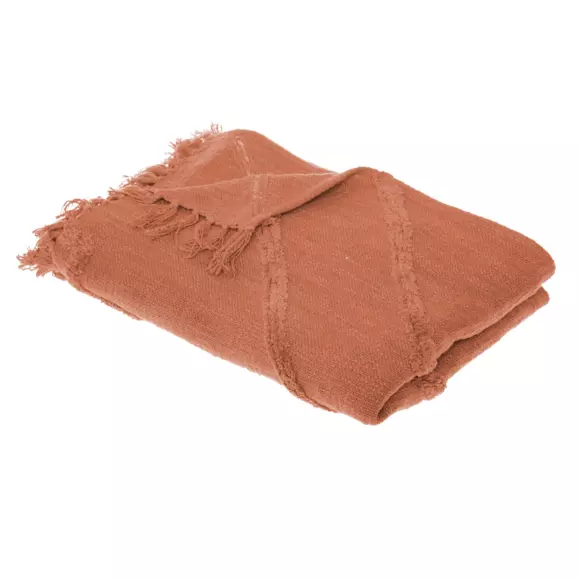 Sofadecke (180 cm) Inca Terrakotta 3