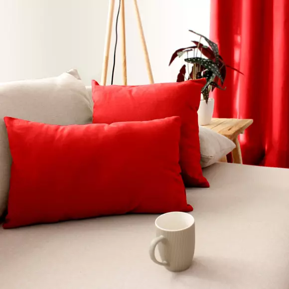 Cojín (40 cm) Etna Rojo 2