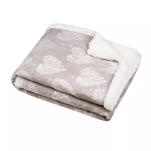 Plaid doux (160 cm) Adelaïde Beige 3