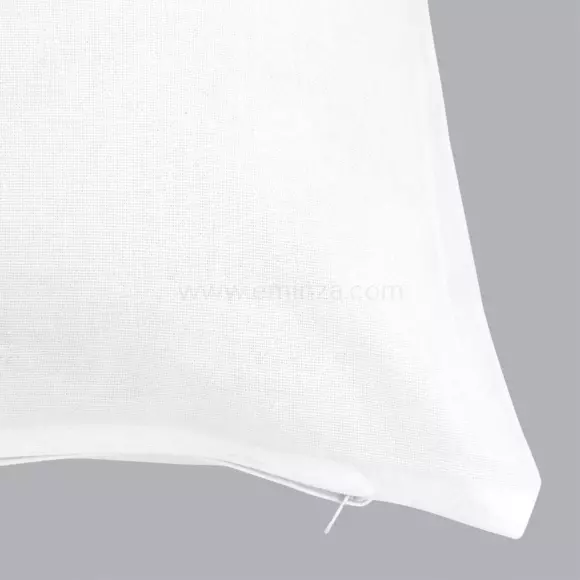 Coussin carré (60 cm) Etna Blanc 2