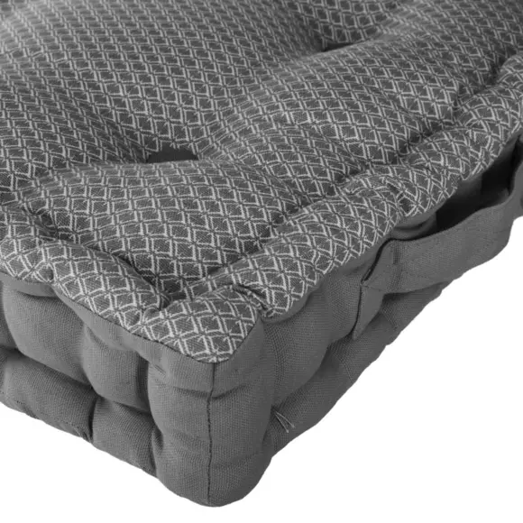 Coussin de sol carré (40 cm) Otto Gris 3