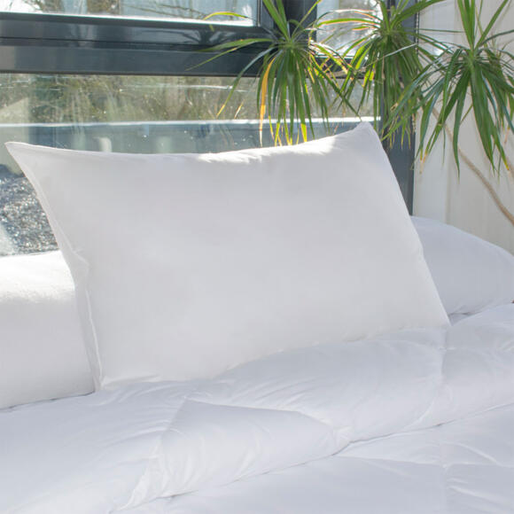 Set di 2 cuscino letto rettangolare Moelleux Antiacaro Bianco 3
