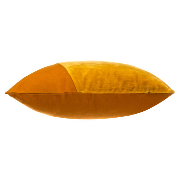 Cuscino quadrato (40 cm) Patch Giallo senape 3