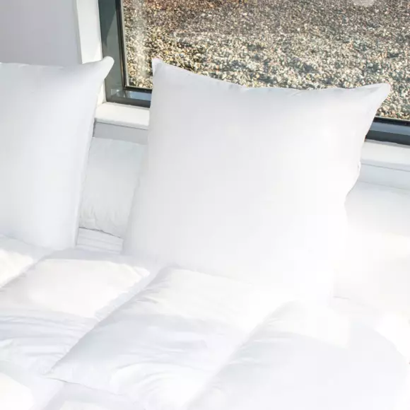 Almohada cuadrada (60 cm) memoria de forma Blanco 3