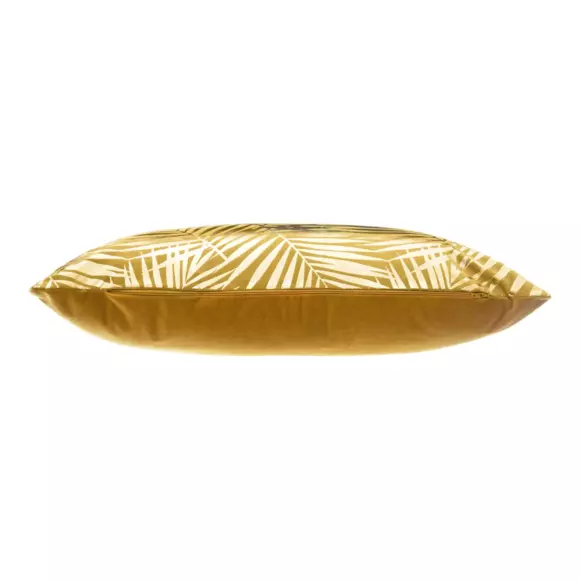 Cuscino rettangolare velluto Or Tropic Giallo ocra 3