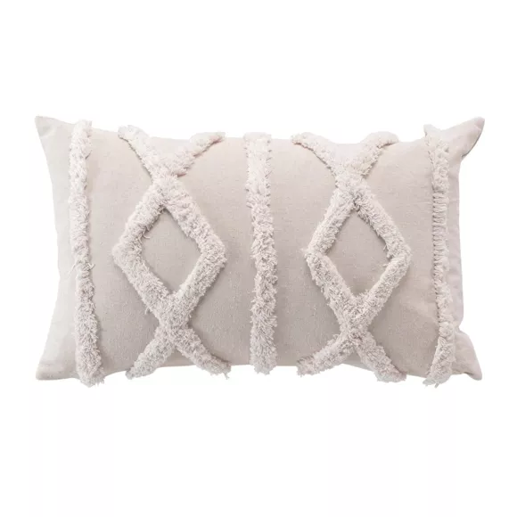 Coussin rectangulaire (50 cm) Safira Ecru 