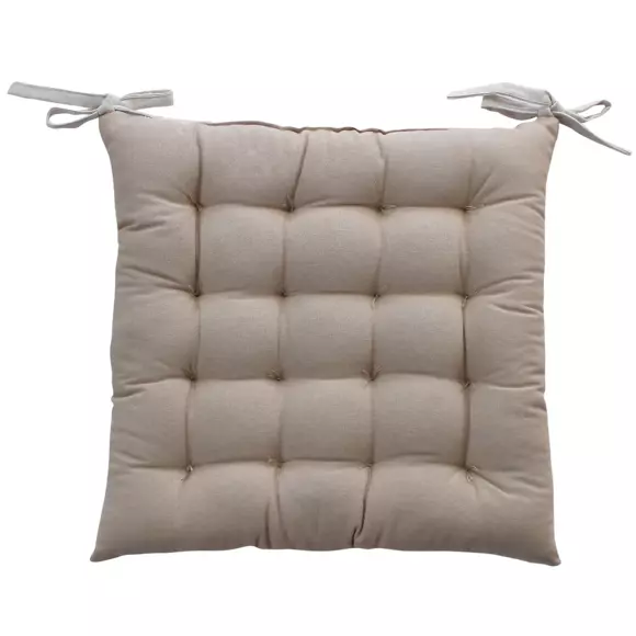 Coussin de chaise carré Herbier Beige 7