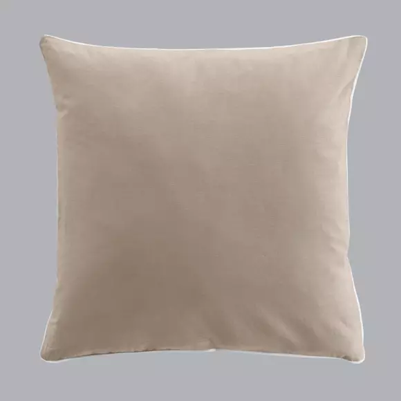 Dekbedovertrek met twee kussenslopen gewassen katoen (240 cm) Linette Beige 3