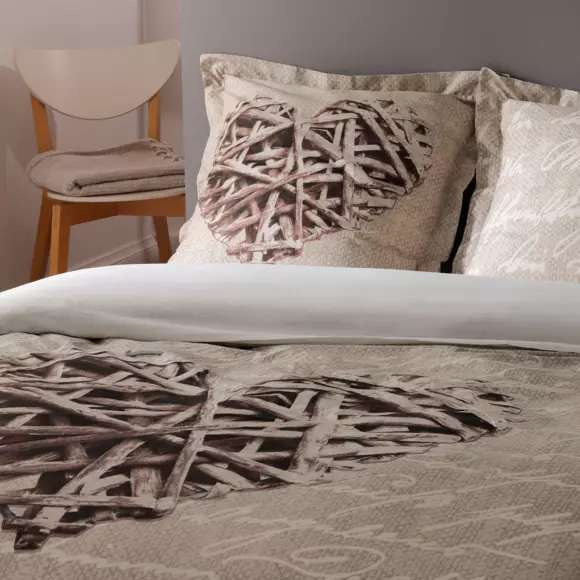 Funda nórdica y  dos fundas para almohadas cuadradas (260 cm) Woodlove 2