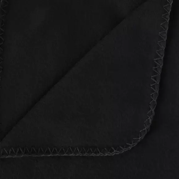 Manta polar (150 cm) Melys Negro 127