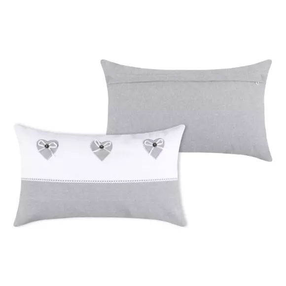 Cojín rectangular Pauline Gris 3
