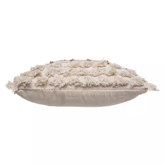 Coussin carré (45 cm) Elino Ecru 2