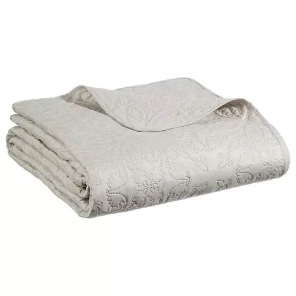Copriletto e due federe quadrate (240 x 260 cm) Arabesco Lino 3
