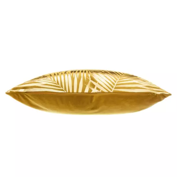 Cojín terciopelo (40 cm) Oro Tropic Amarillo ocre 3
