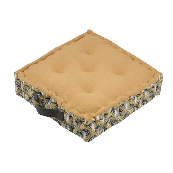 Coussin de sol (45 cm) Bako Jaune moutarde