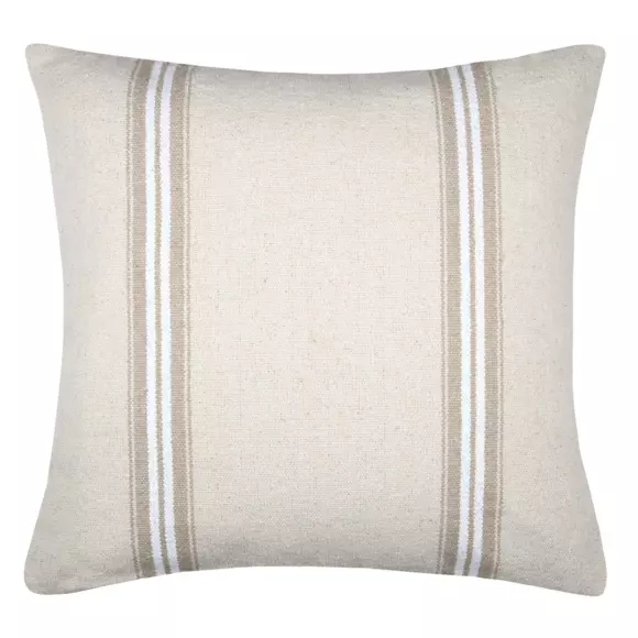 Coussin carré coton (50 cm) Montauban Blanc 3