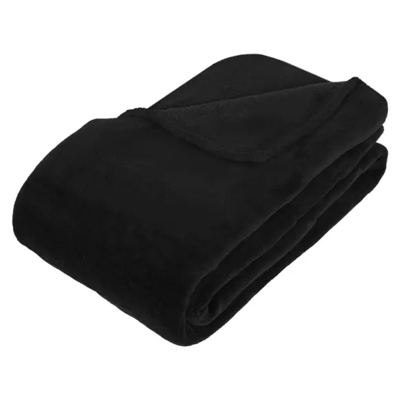 Manta suave (230 cm) Ternura Negro 2