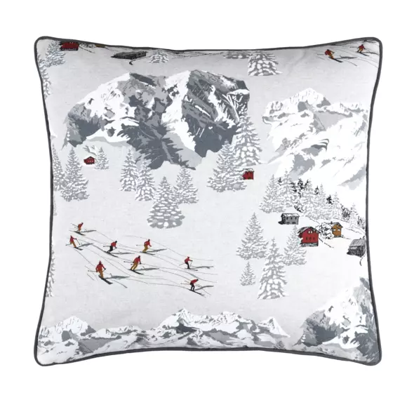 Coussin carré (50 cm) Meribel Gris