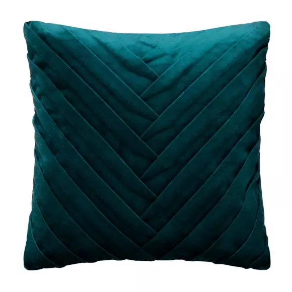 Coussin carré (40 cm) Elio Bleu canard 2