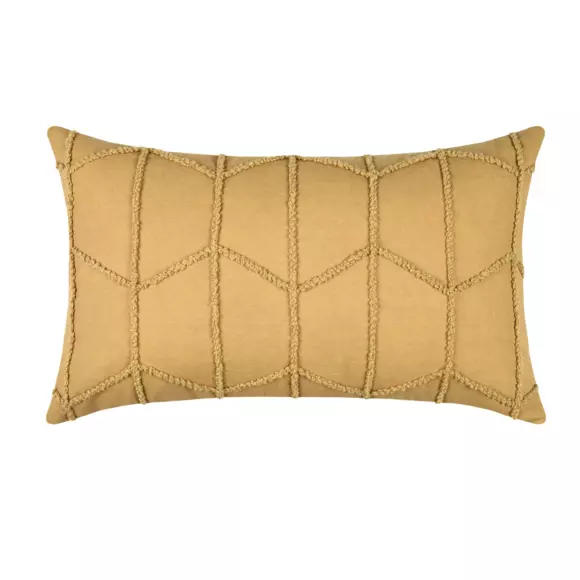 Coussin rectangulaire (50 cm) Houston Jaune moutarde 3