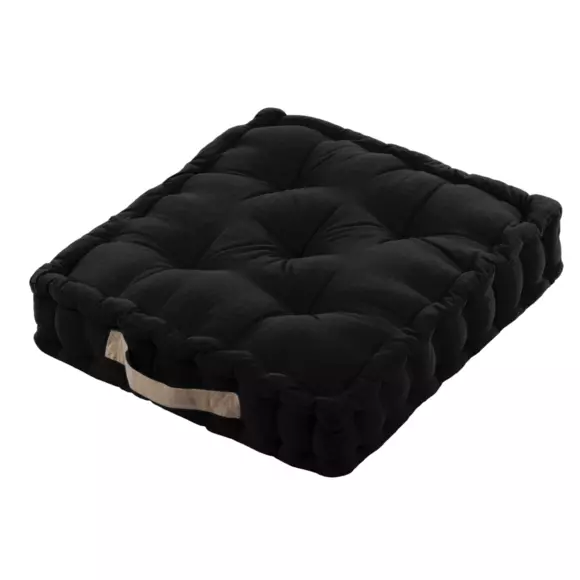 Cuscino da pavimento (45 cm) Duo Nero 2