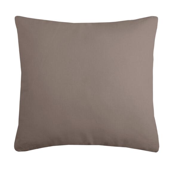 Coussin carré (40 cm) Duo Taupe