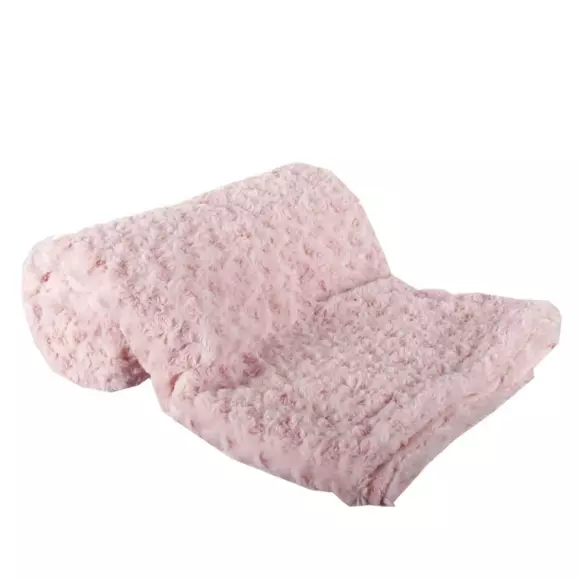 Manta suave (230 cm) Bouclée Rosa 3